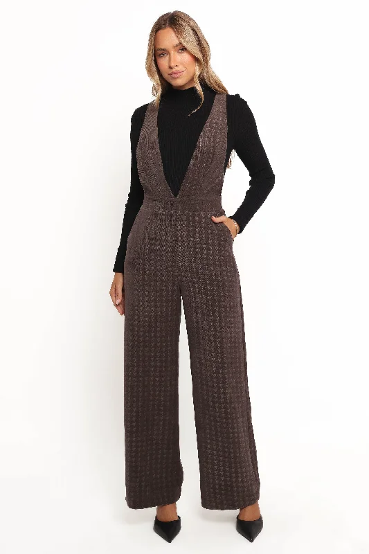 Yvettie Jumpsuit - Brown