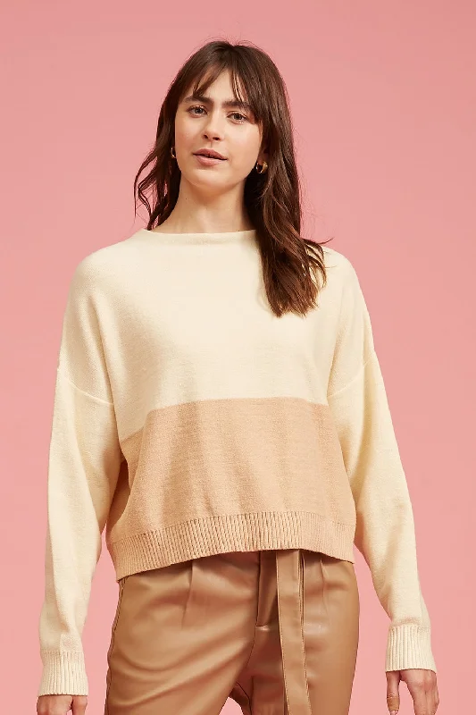 Frances Color Block Sweater