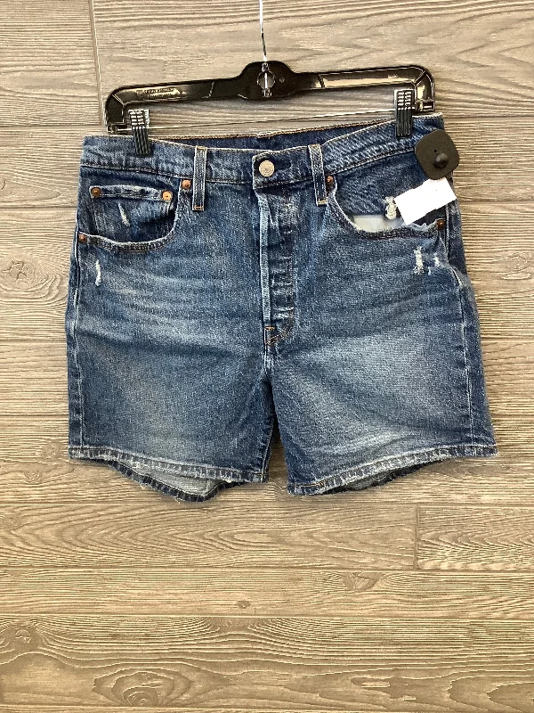 Shorts By Levis Capital E In Blue Denim, Size: 12