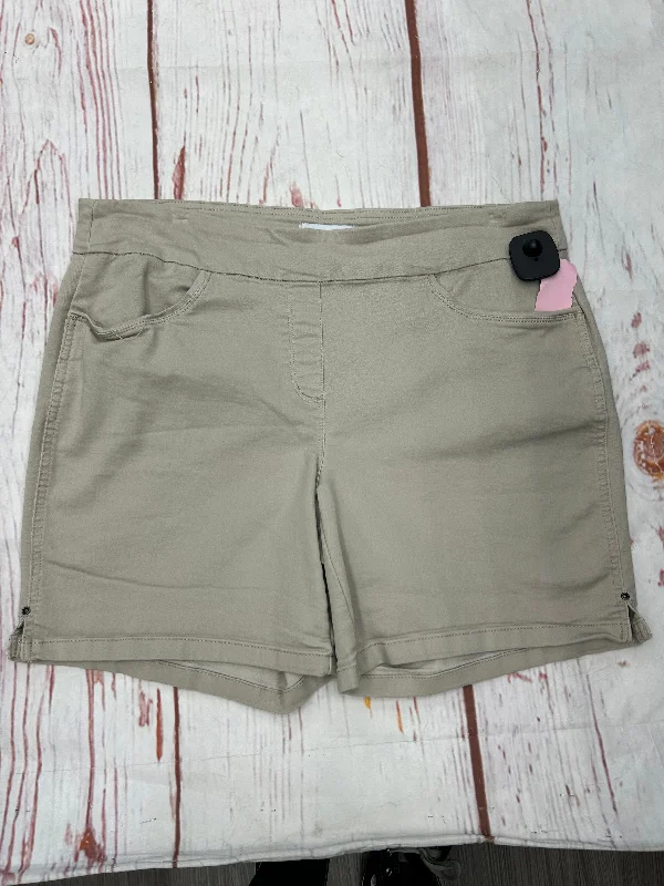 Shorts By Liz Claiborne In Khaki, Size: 14