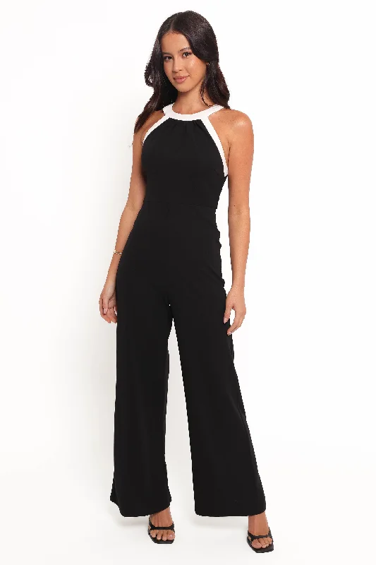 Micaela Jumpsuit - Black White