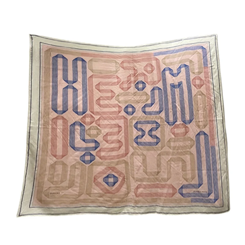 Hermes  pink Cashmere Silk Scarf (Pre-Owned)