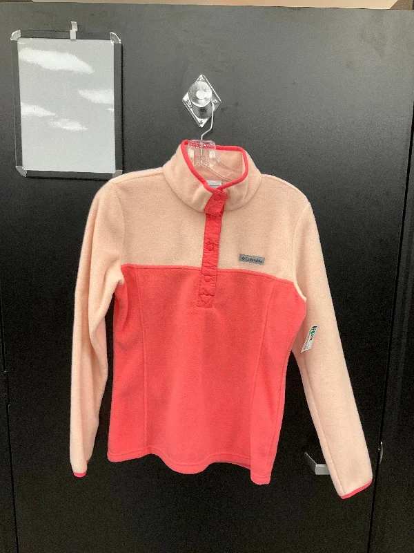 Sweatshirt Collar By Columbia In Peach, Size: S