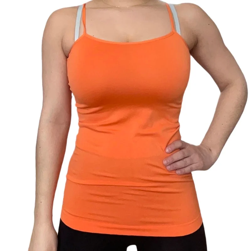 Camisole orange gainante | Camisoles amincissantes