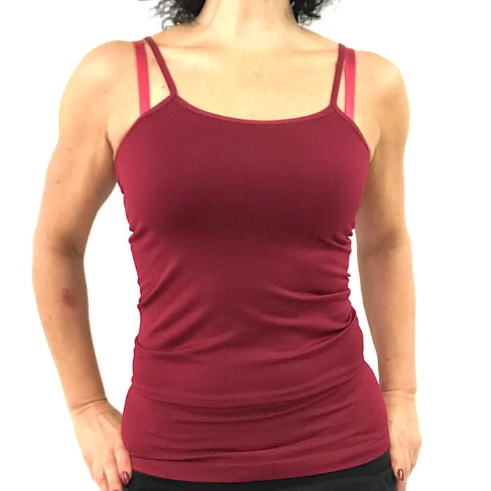 Camisole gainante | Camisoles amincissantes | Bourgogne