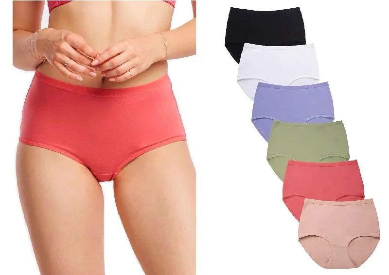 High Waist & Full Coverage Cotton Briefs