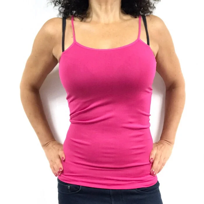 Camisole gainante | Camisoles amincissantes | Fuchsia