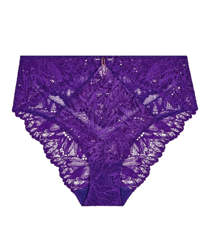 Aubade Flowermania High-waist brief Purple