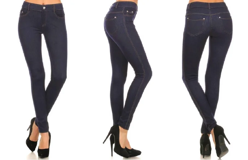 Stretchy & Soft Skinny Jean Leggings