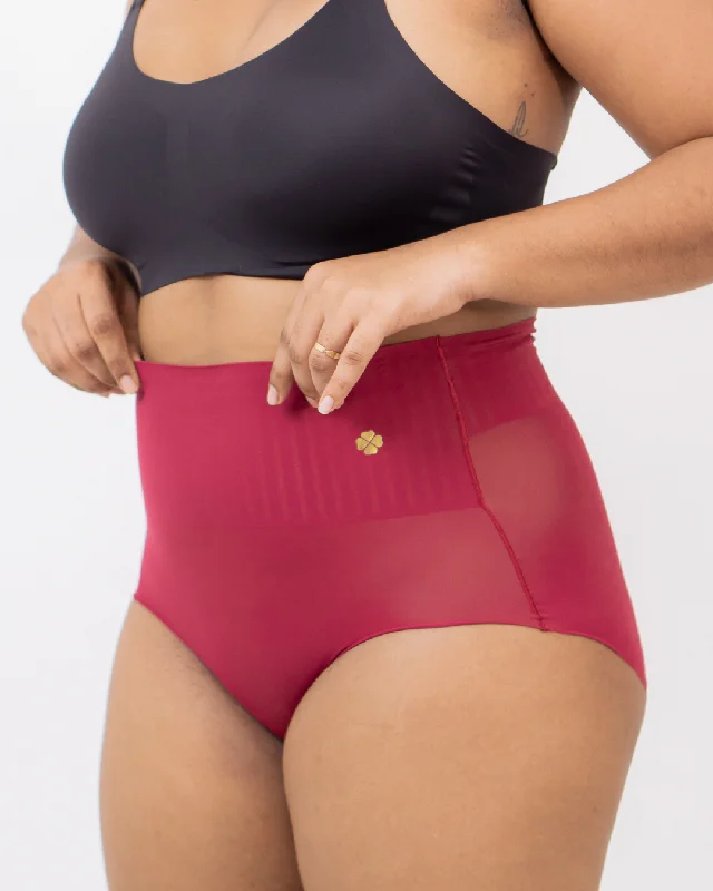 High Waist Shaper - Burgundy