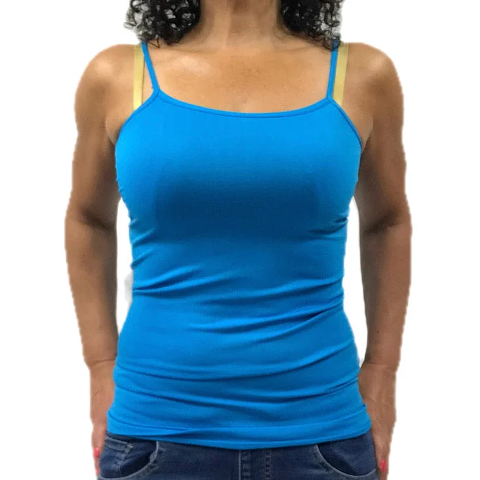 Camisole gainante | Camisoles amincissantes | Bleu turquoise