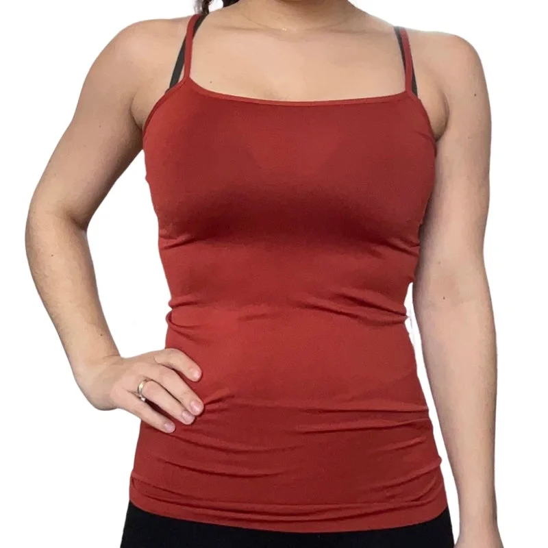 Camisole rouille gainante | Camisoles amincissantes