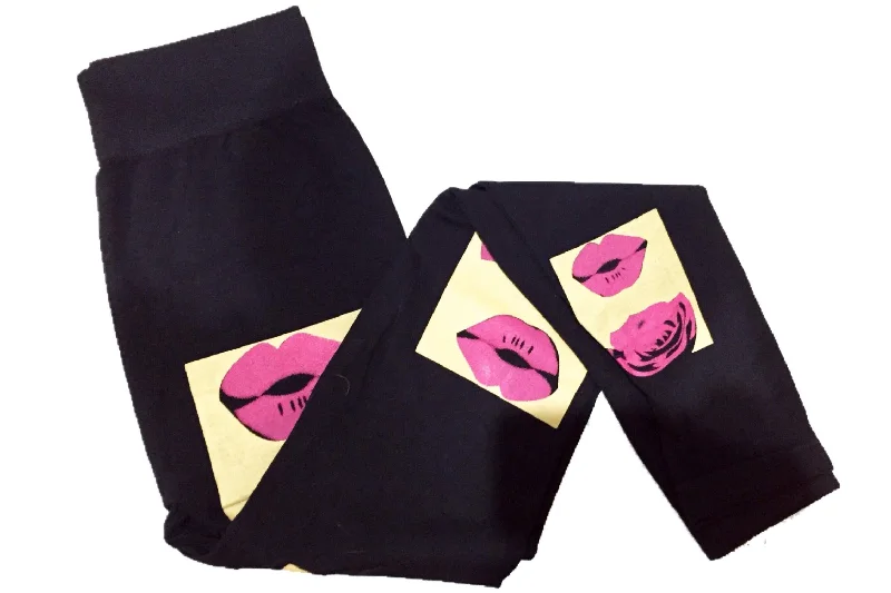 Love My Lips Graphic Leggings