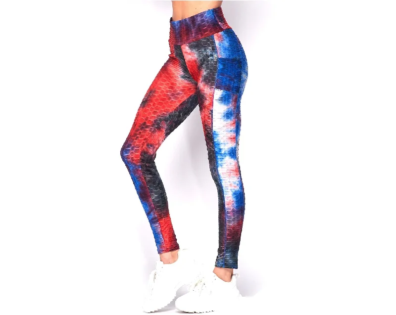 High Waist Tie Dye Butt Lift Leggings