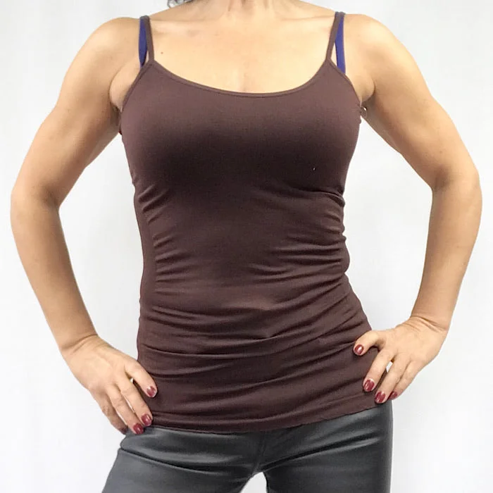 Camisole gainante | Camisoles amincissantes | Brune