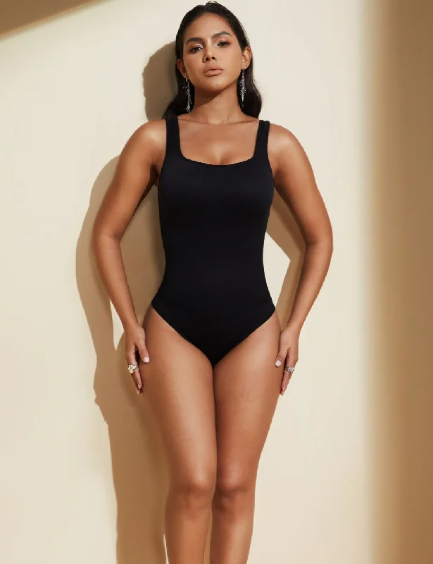 Seamless Tank Top Vest Thong Bodysuit