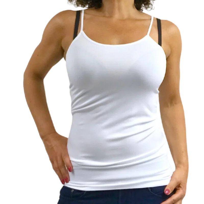 Camisole blanche gainante | Camisoles amincissantes