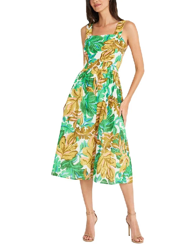 Maggy London Voile Midi Dress