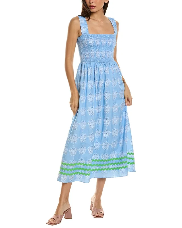 Sail to Sable Spaghetti Strap Midi Dress