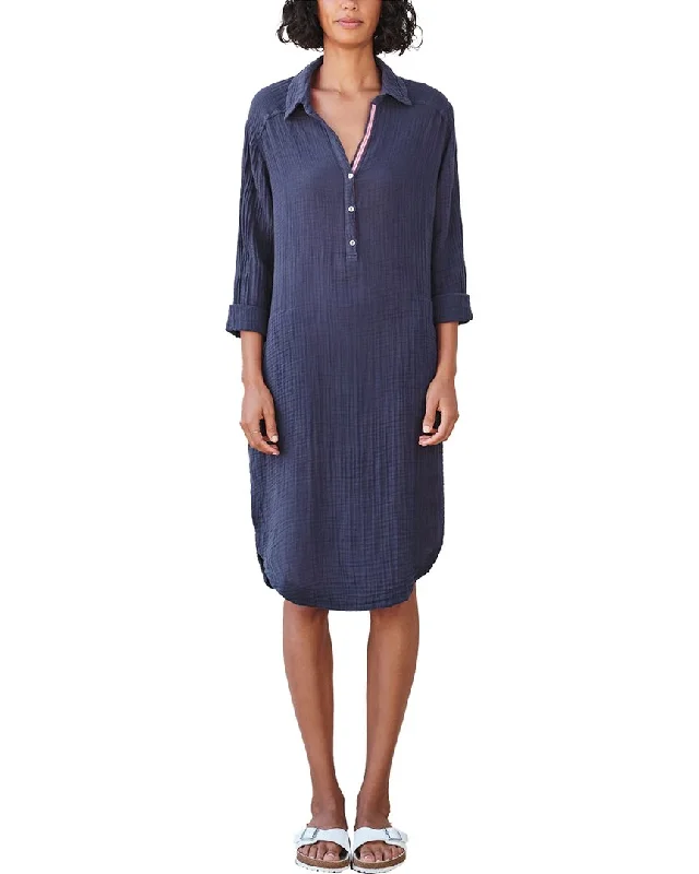 SUNDRY Shirttail Midi Dress