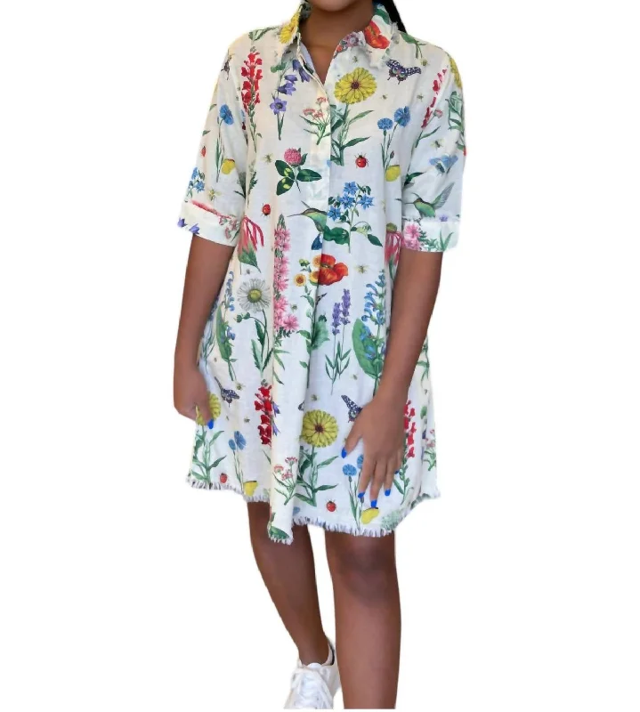 Chatham Mini Dress In Botanical