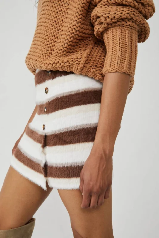 Ciara Sweater Mini Skirt In Cashmere Combo