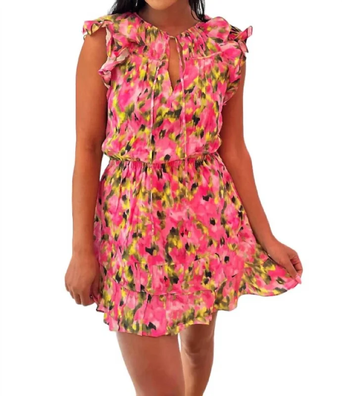 Eliott Mini Dress In Pink