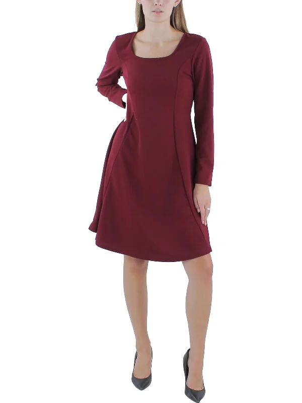 Womens Skater Mini Fit & Flare Dress