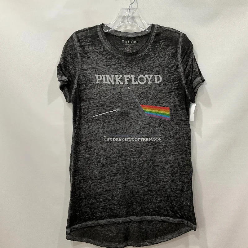 Charcoal Top Short Sleeve PINK FLOYD, Size M