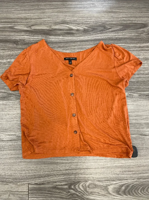 Orange Top Short Sleeve Banana Republic, Size S