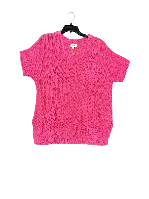 Pink Top Short Sleeve Bibi, Size Xl