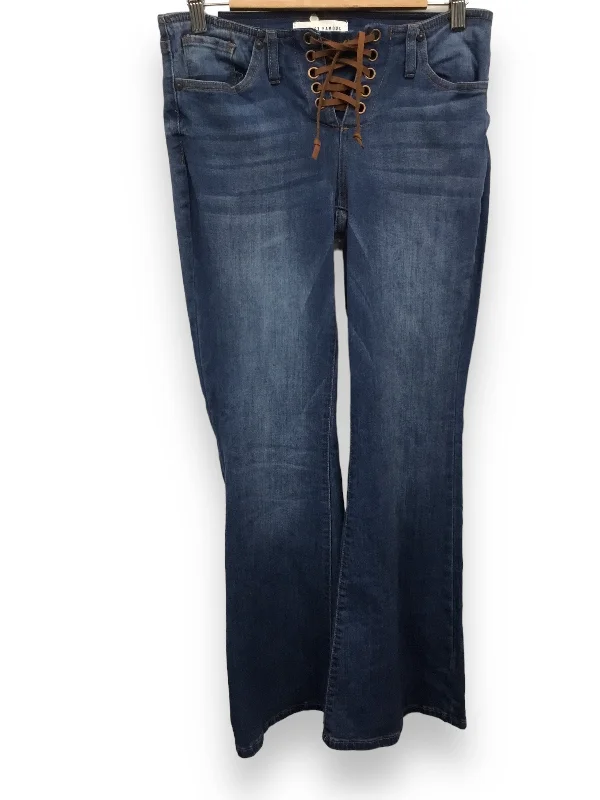 Blue Denim Jeans Flared Almost Famous, Size S