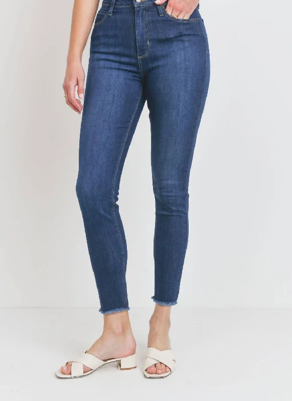 Emma Skinny Jeans In Dark Blue