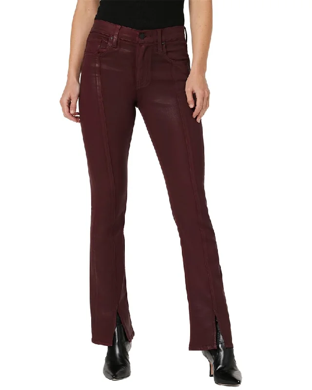 HUDSON Jeans Barbara Coated Bordeaux Bootcut Jean