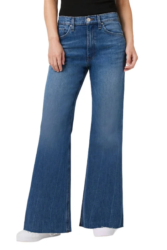 Jodie High Rise Flare Jean In Blue Water