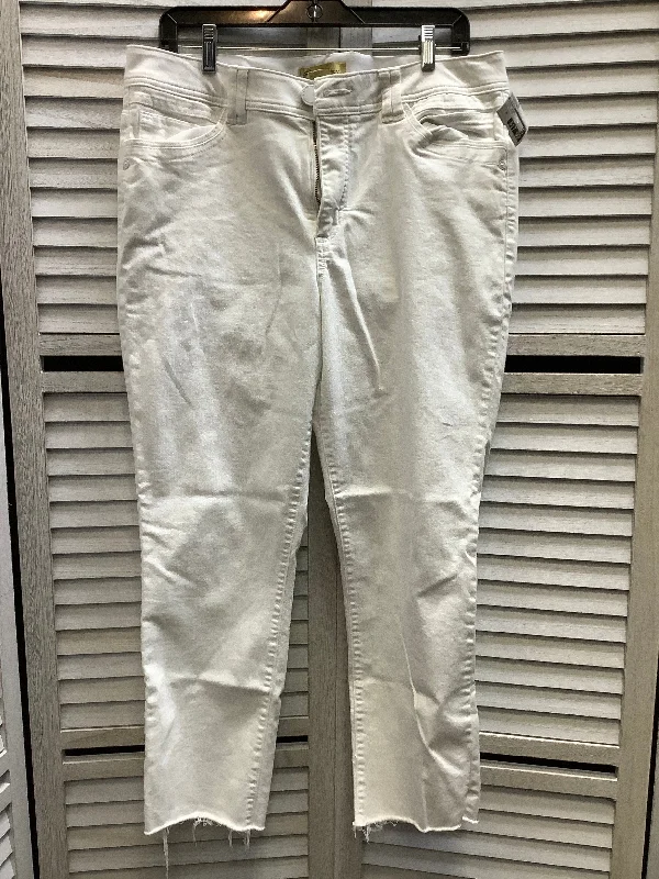 White Denim Jeans Skinny Democracy, Size 14