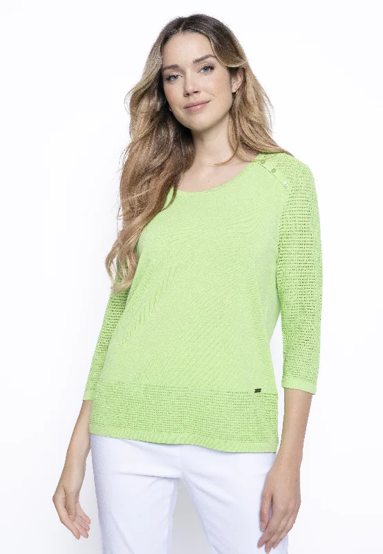 3/4 Sleeve Knitted Top