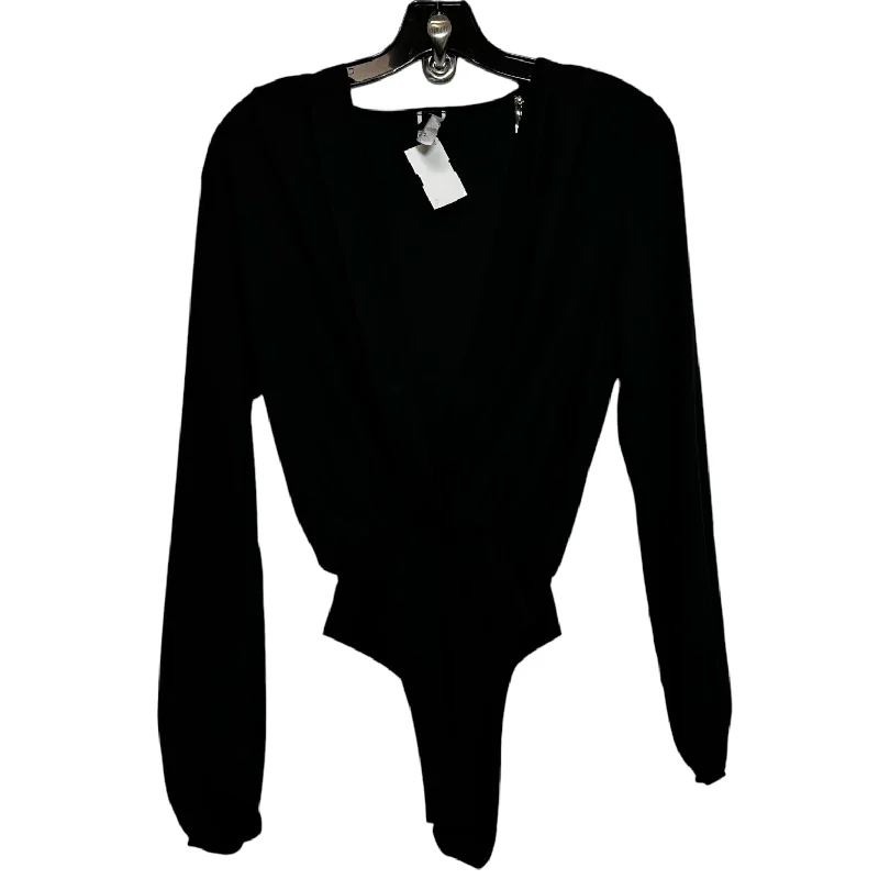 Top Long Sleeve By Windsor In Black, Size: Xs