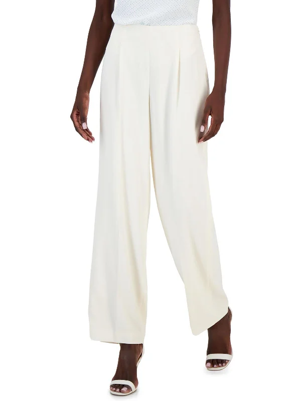 Womens High Rise Wide Leg Wide Leg Pants