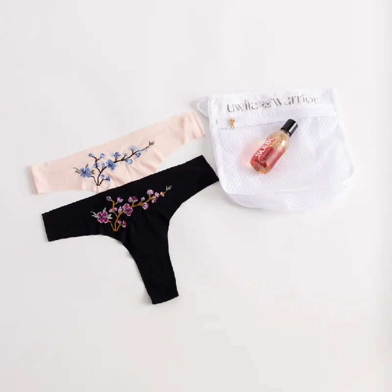 Better Briefs Embroidered Thongs Holiday Gift Set