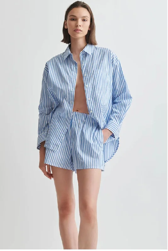 SKIN~ 2 pc Serena striped shirt/ boxer